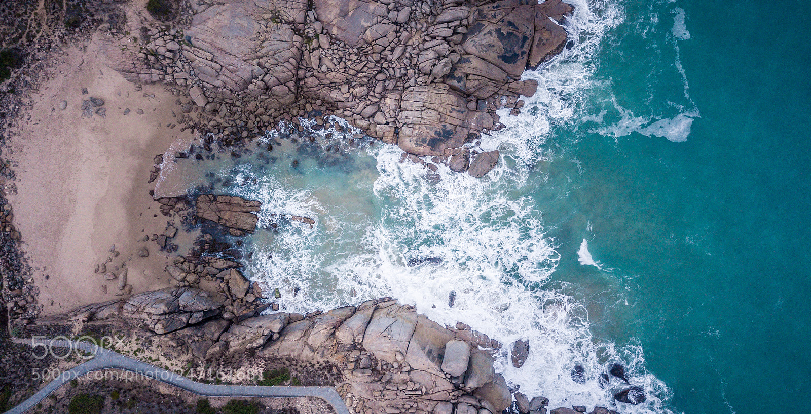 DJI FC220 sample photo. Lovers cove photography