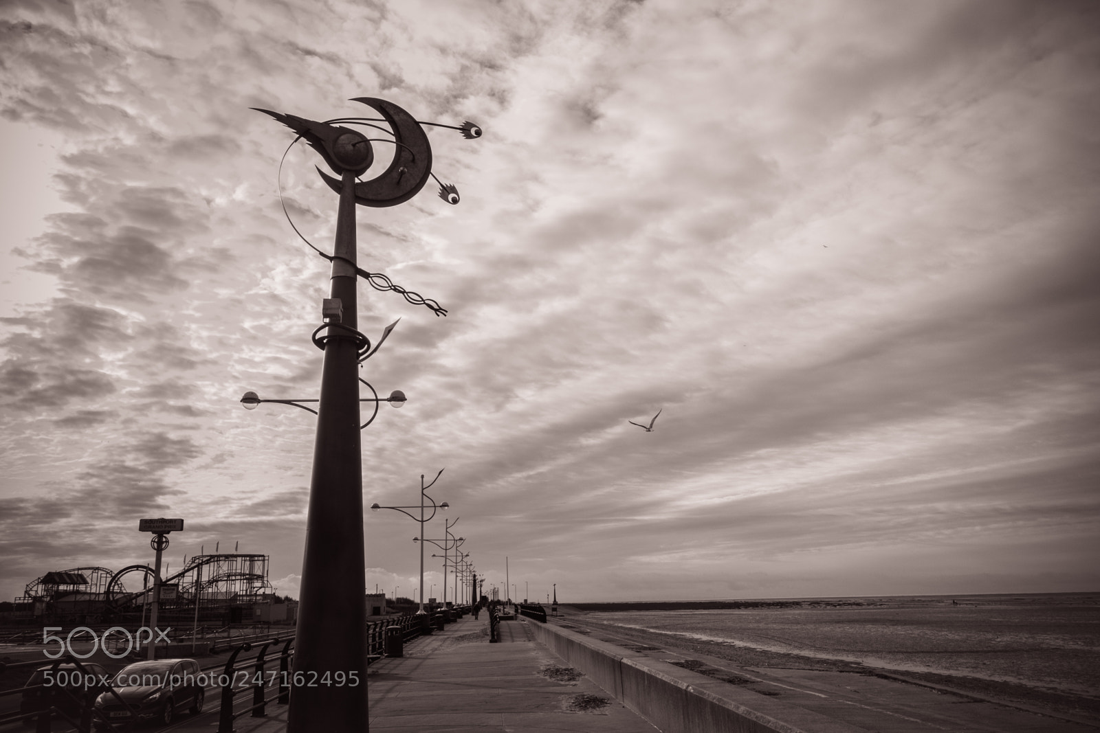 Sony Cyber-shot DSC-RX100 sample photo. Coastal road clouds photography