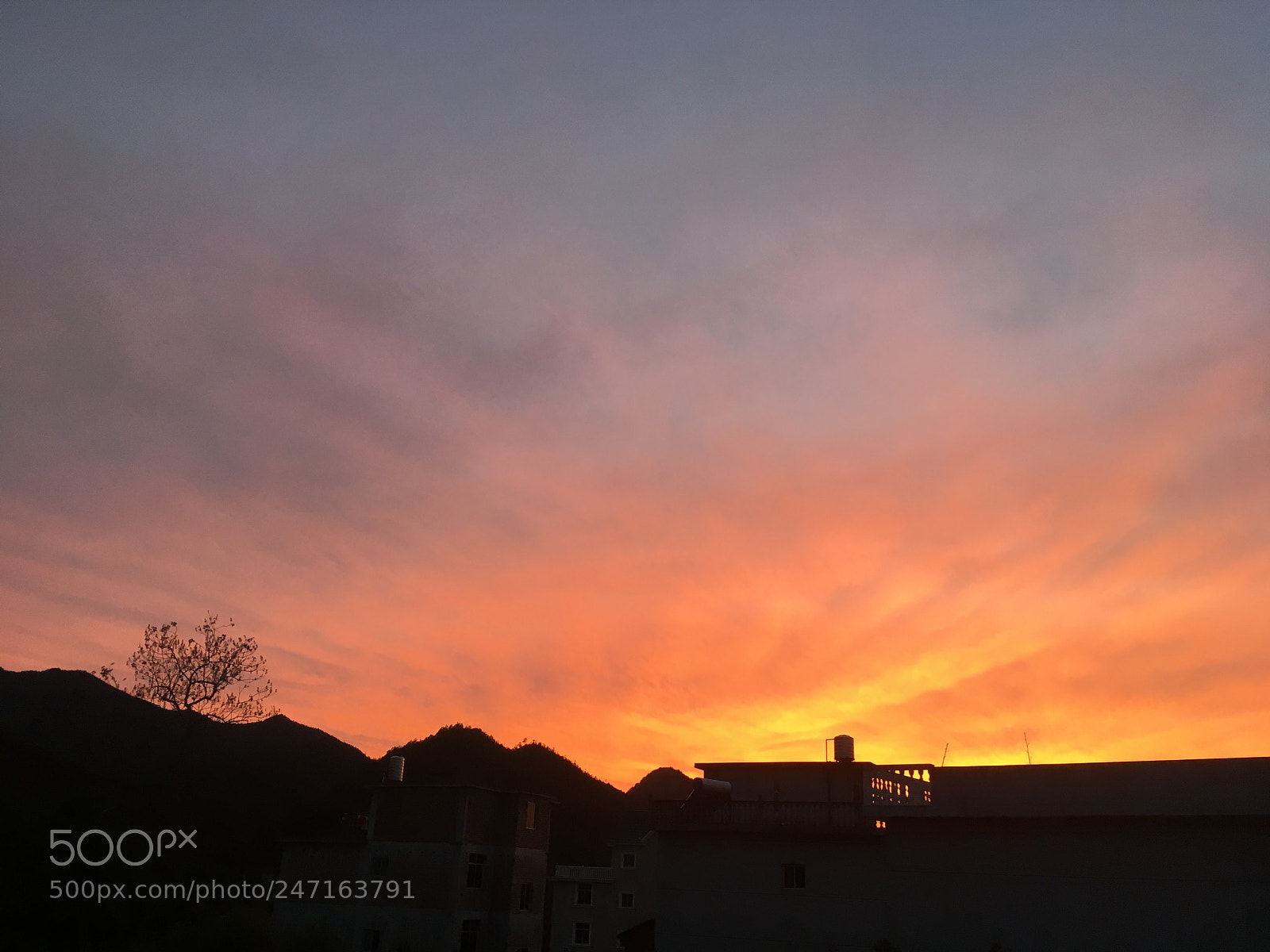 Apple iPhone 6s sample photo. Sunset sky photography