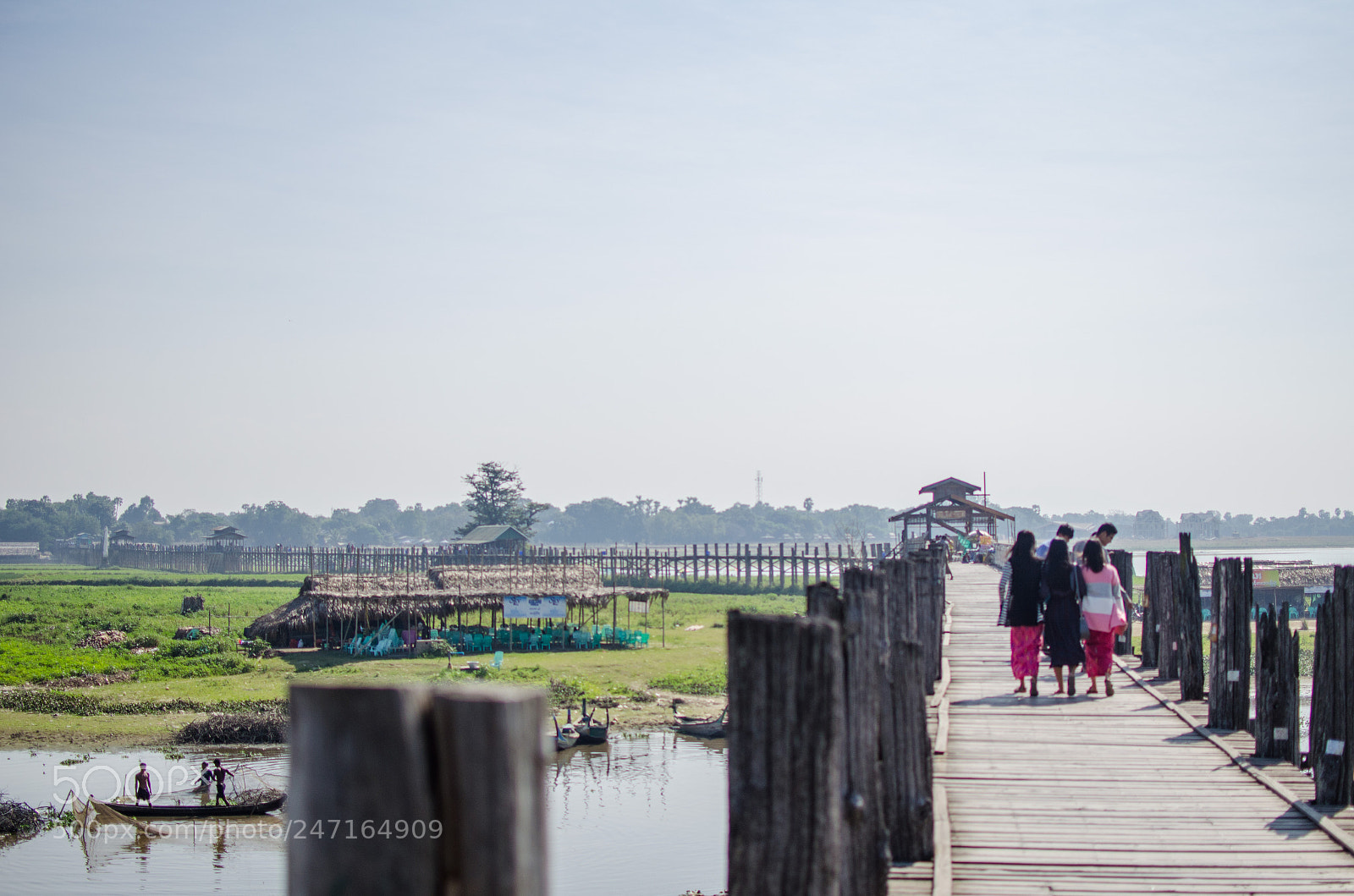 Nikon D5100 sample photo. U pain bridge, myanmar photography