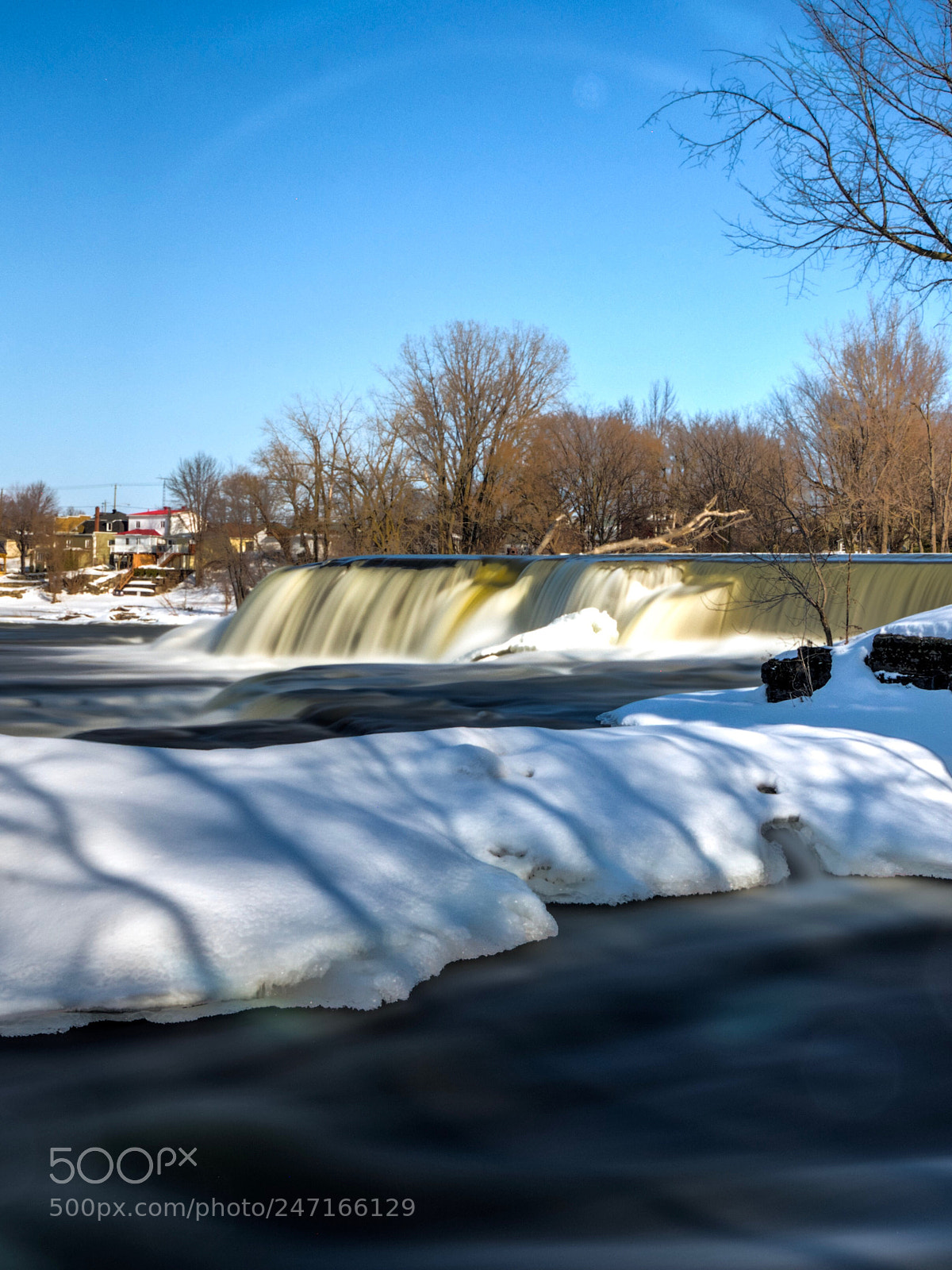 Sony SLT-A77 sample photo. Winter waterfalls photography