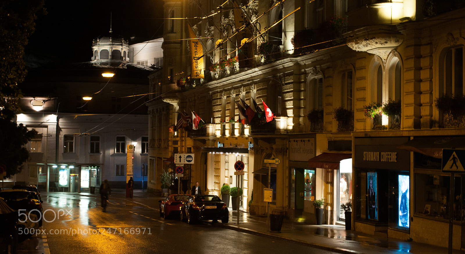 Nikon D5000 sample photo. Salzburg streets, night 03 photography