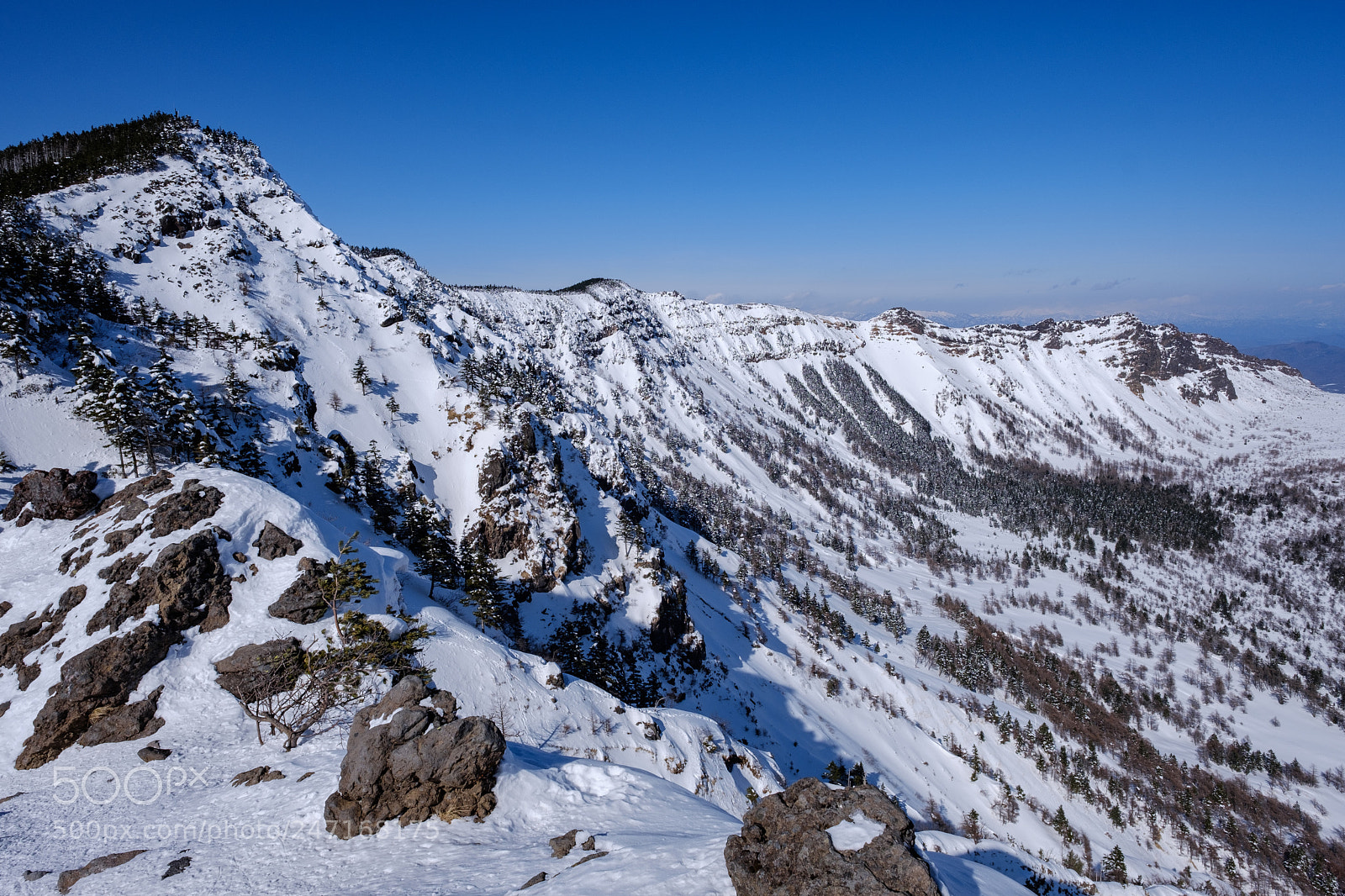 Fujifilm X-T2 sample photo. 火口を守る山々 photography