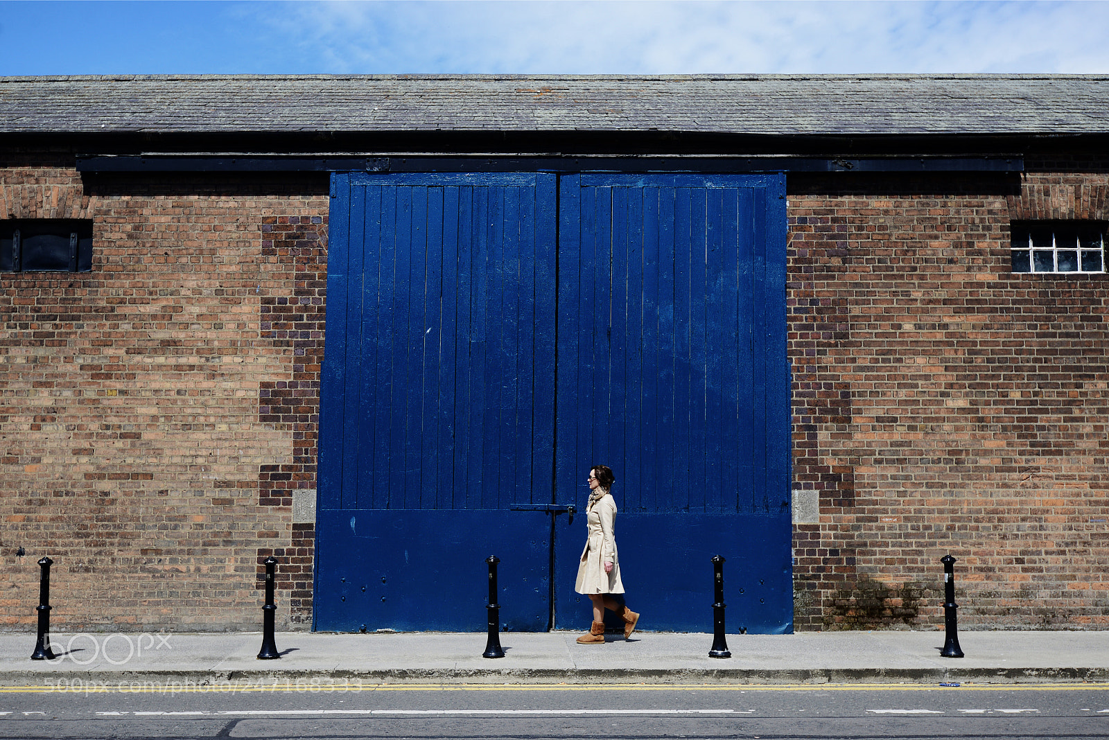 Nikon D600 sample photo. Pass by a warehouse photography