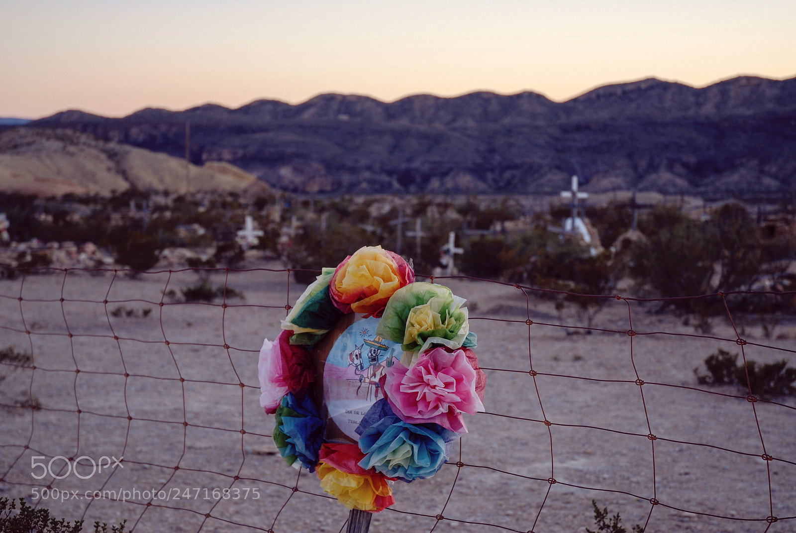 Nikon D200 sample photo. Terlingua graveyard photography