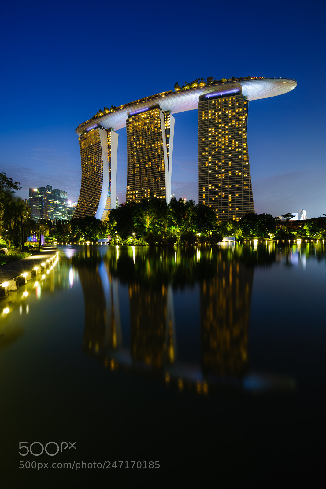 Sony a7 II sample photo. Marina bay sands photography