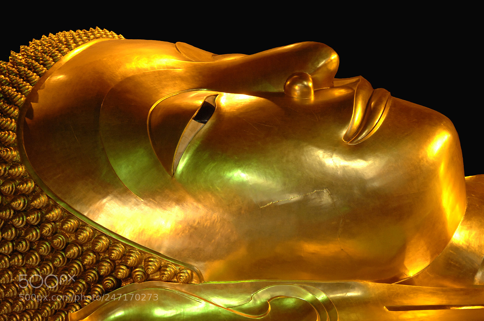 Nikon D2X sample photo. Reclining buddha thailand 2 photography