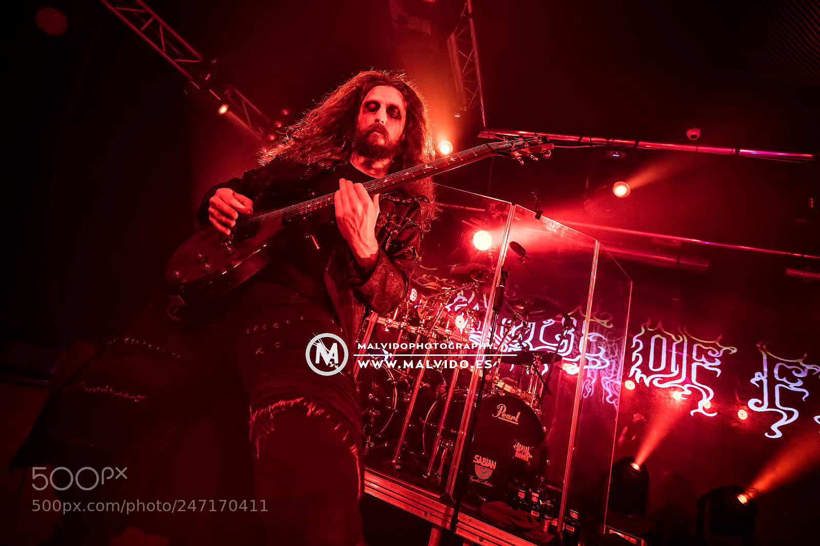 Nikon D850 sample photo. Cradle of filth photography