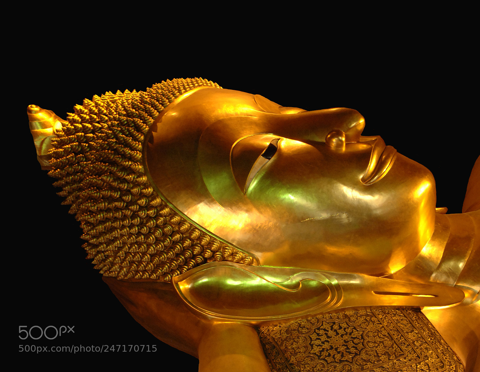 Nikon D2X sample photo. Reclining buddha thailand 2 photography