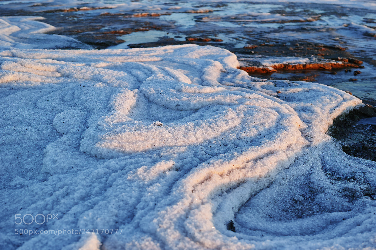 Sigma dp2 Quattro sample photo. Snow with sea photography