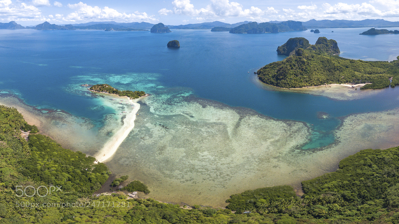 DJI FC220 sample photo. Snake island, el nido photography
