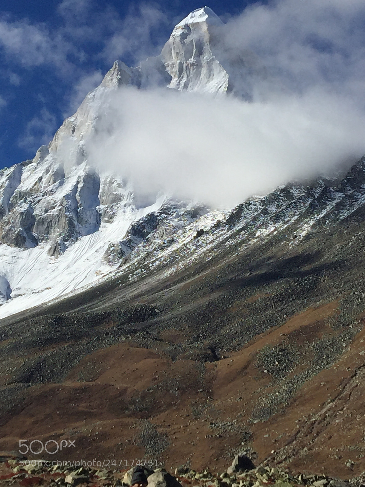 Apple iPhone 6 sample photo. Shivling, himalayas || gangothri photography