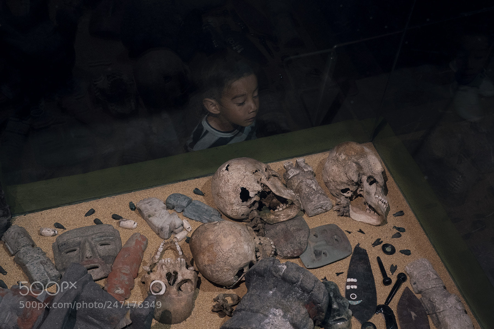 Sony a7R III sample photo. A child in museum photography