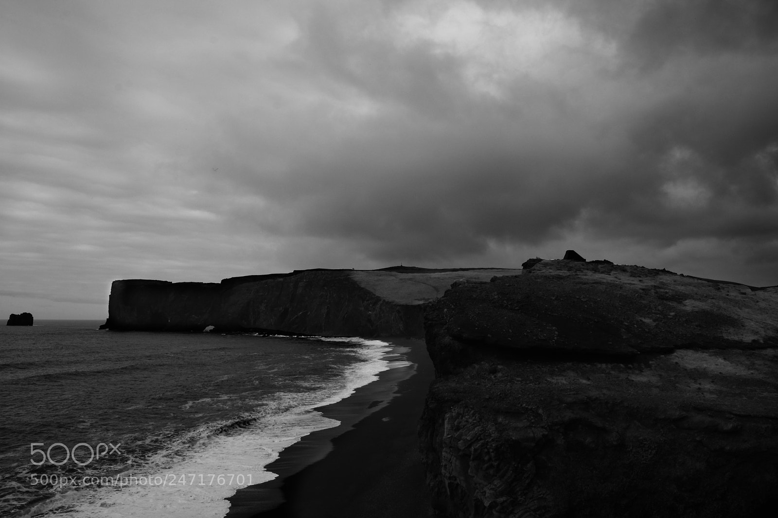 Nikon D7200 sample photo. Black beach photography