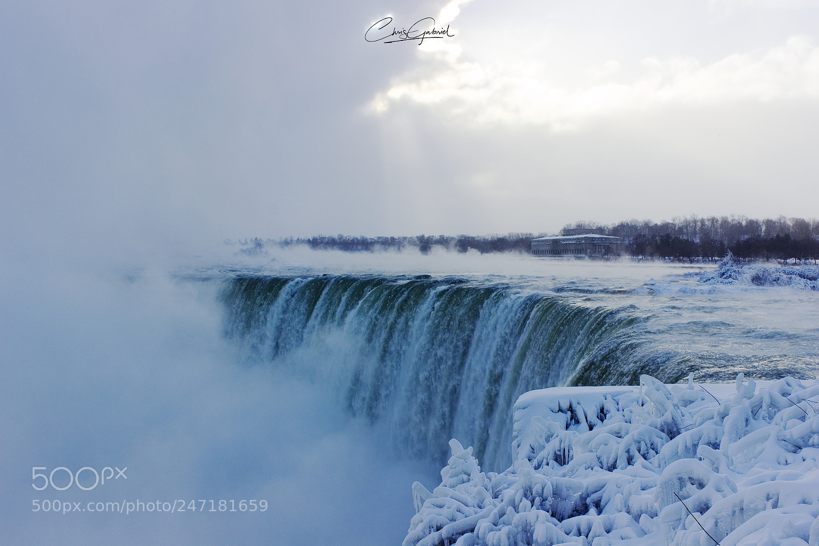 Canon EOS 600D (Rebel EOS T3i / EOS Kiss X5) sample photo. Icy niagara photography
