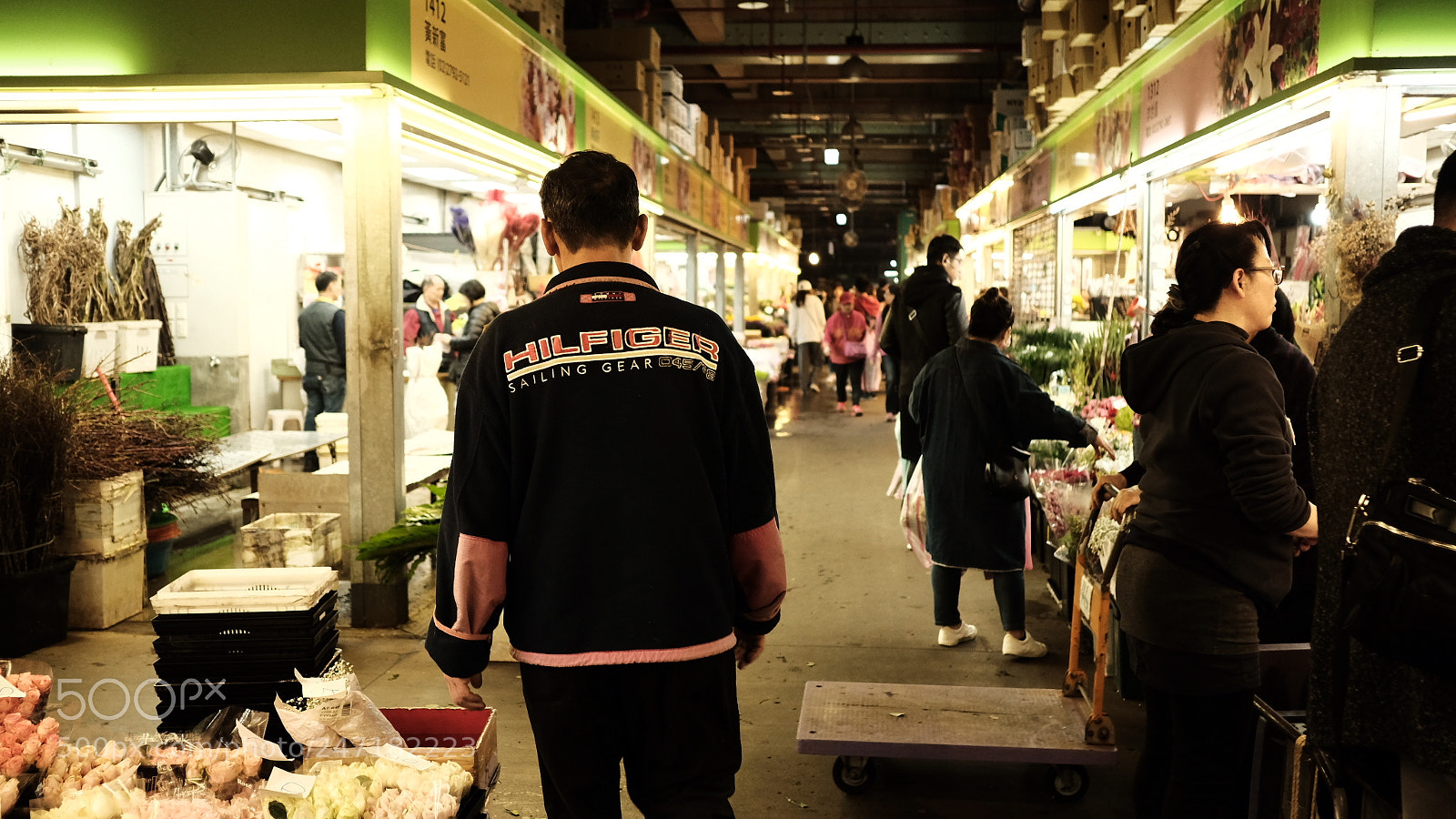 Fujifilm X-E3 sample photo. Taipei flower market. photography