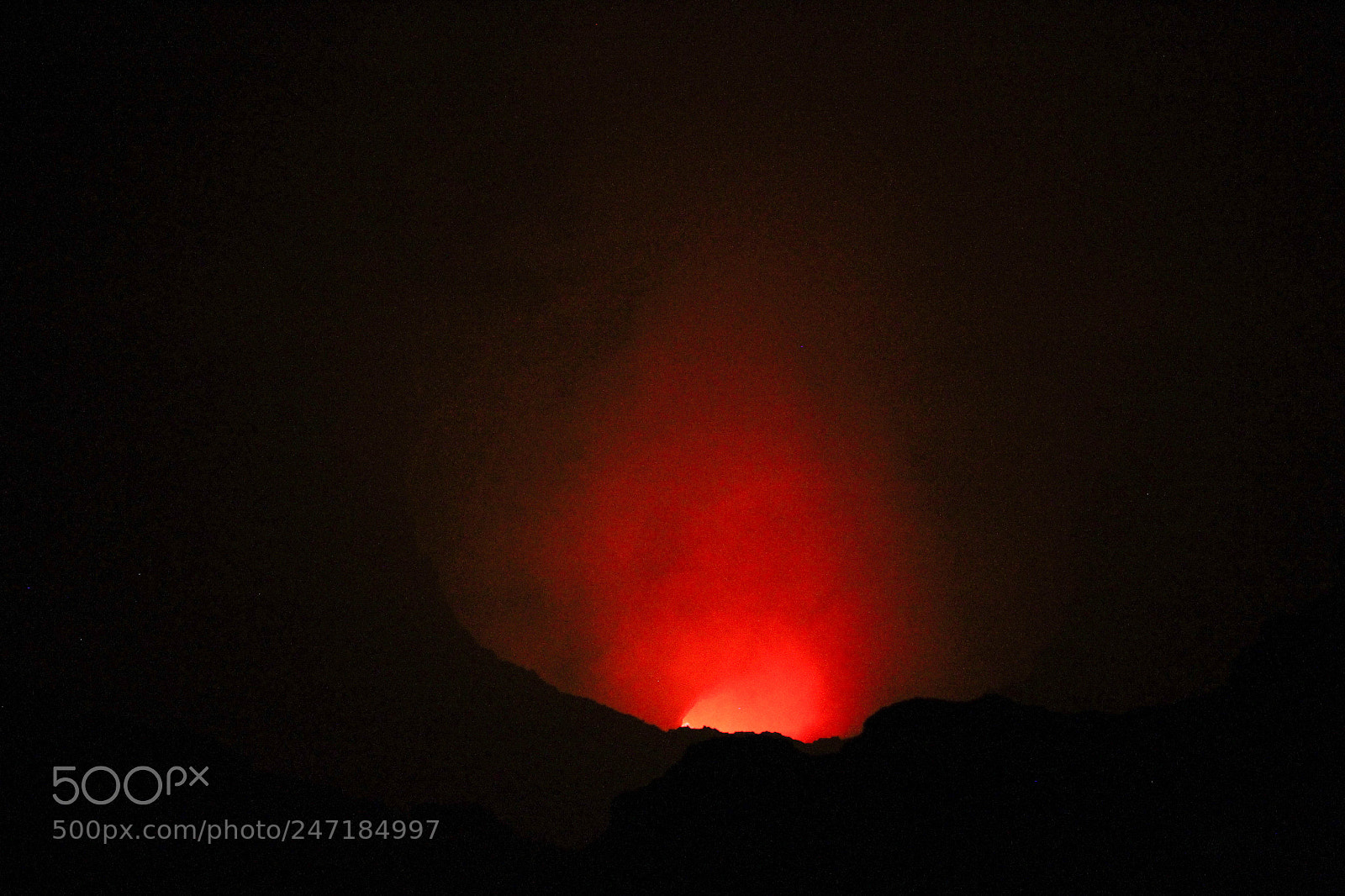 Canon EOS 7D sample photo. Masaya volcano by night photography