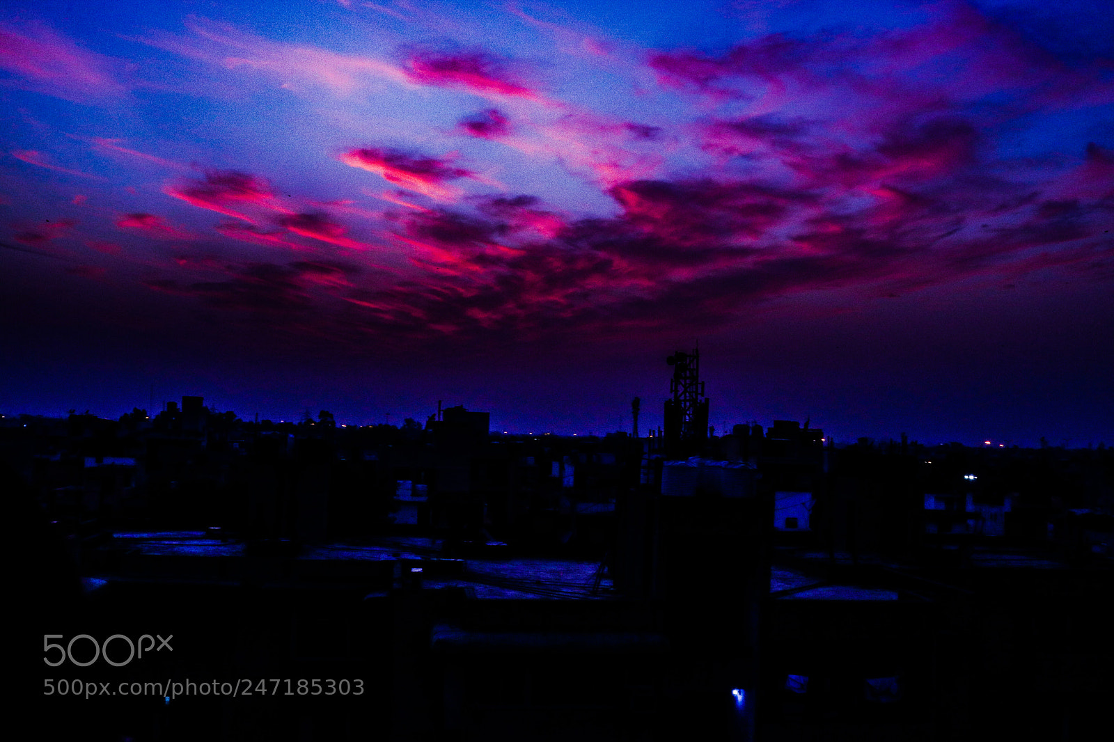 Canon EOS 750D (EOS Rebel T6i / EOS Kiss X8i) sample photo. The pink sky photography
