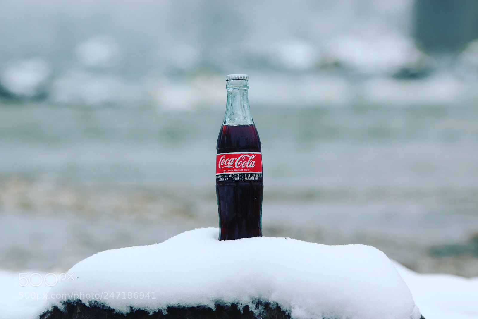 Canon EOS 70D sample photo. Daily coca-cola picture snow photography