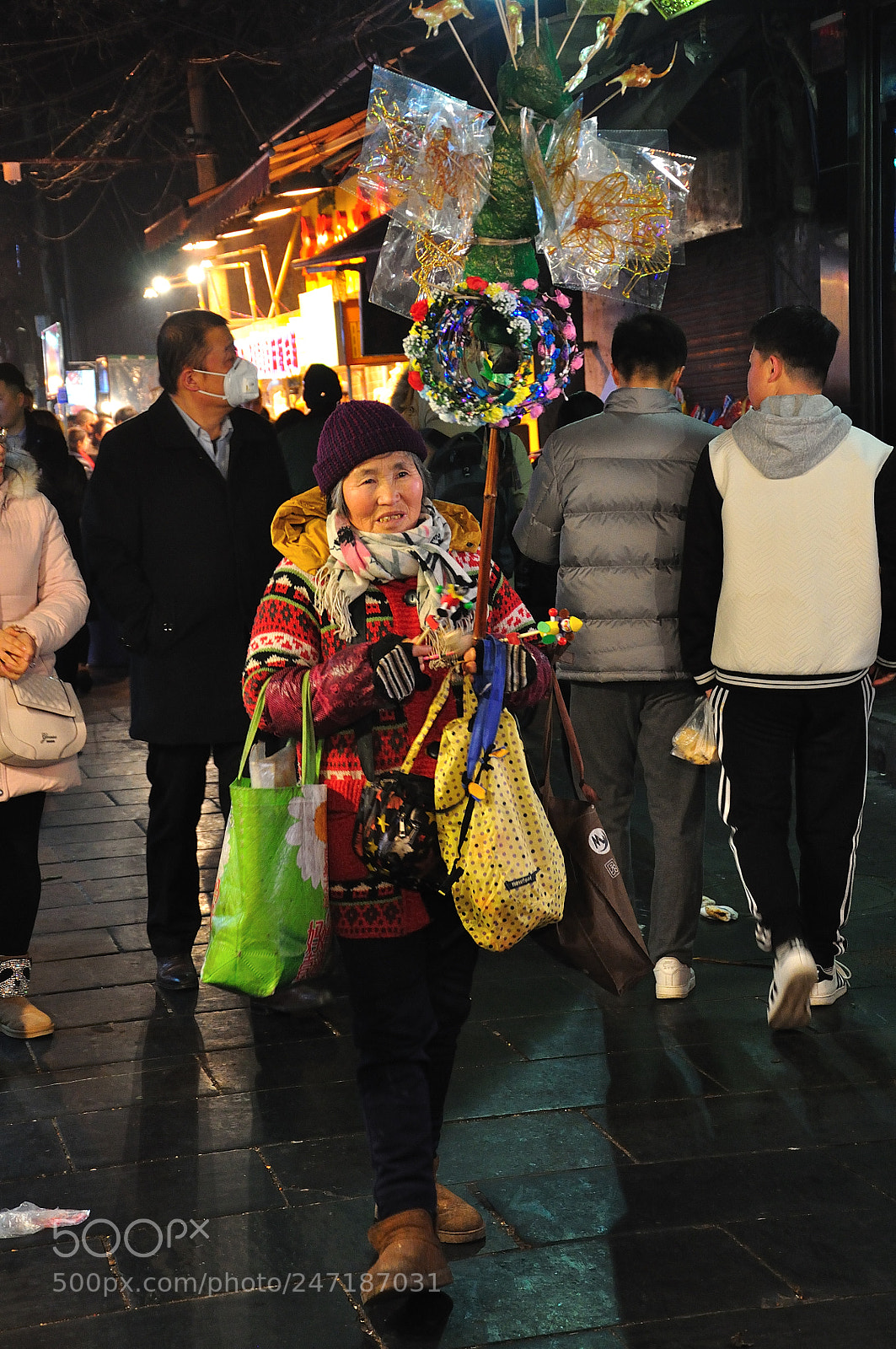 Nikon D90 sample photo. Chinese street market photography