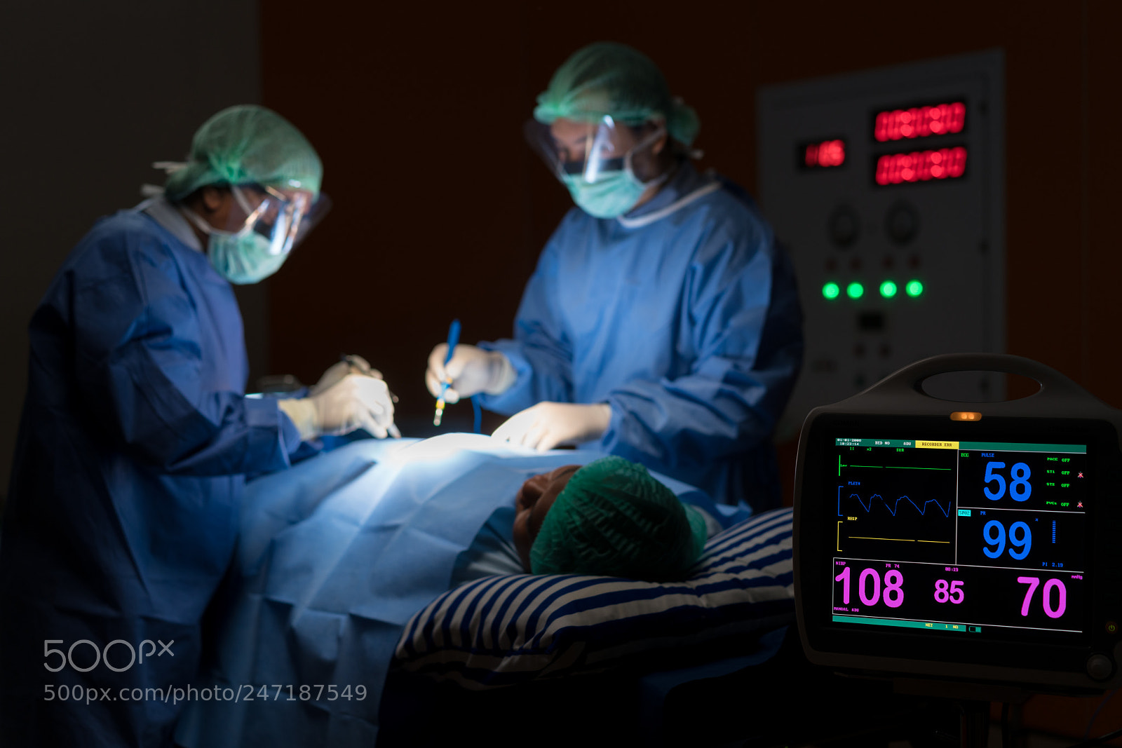 Sony a7R II sample photo. Electrocardiogram in hospital surgery photography