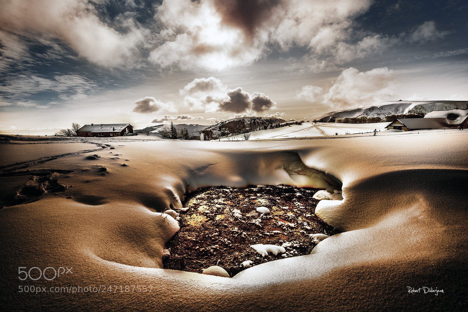 Nikon D810 sample photo. Snow mood at sunrise photography