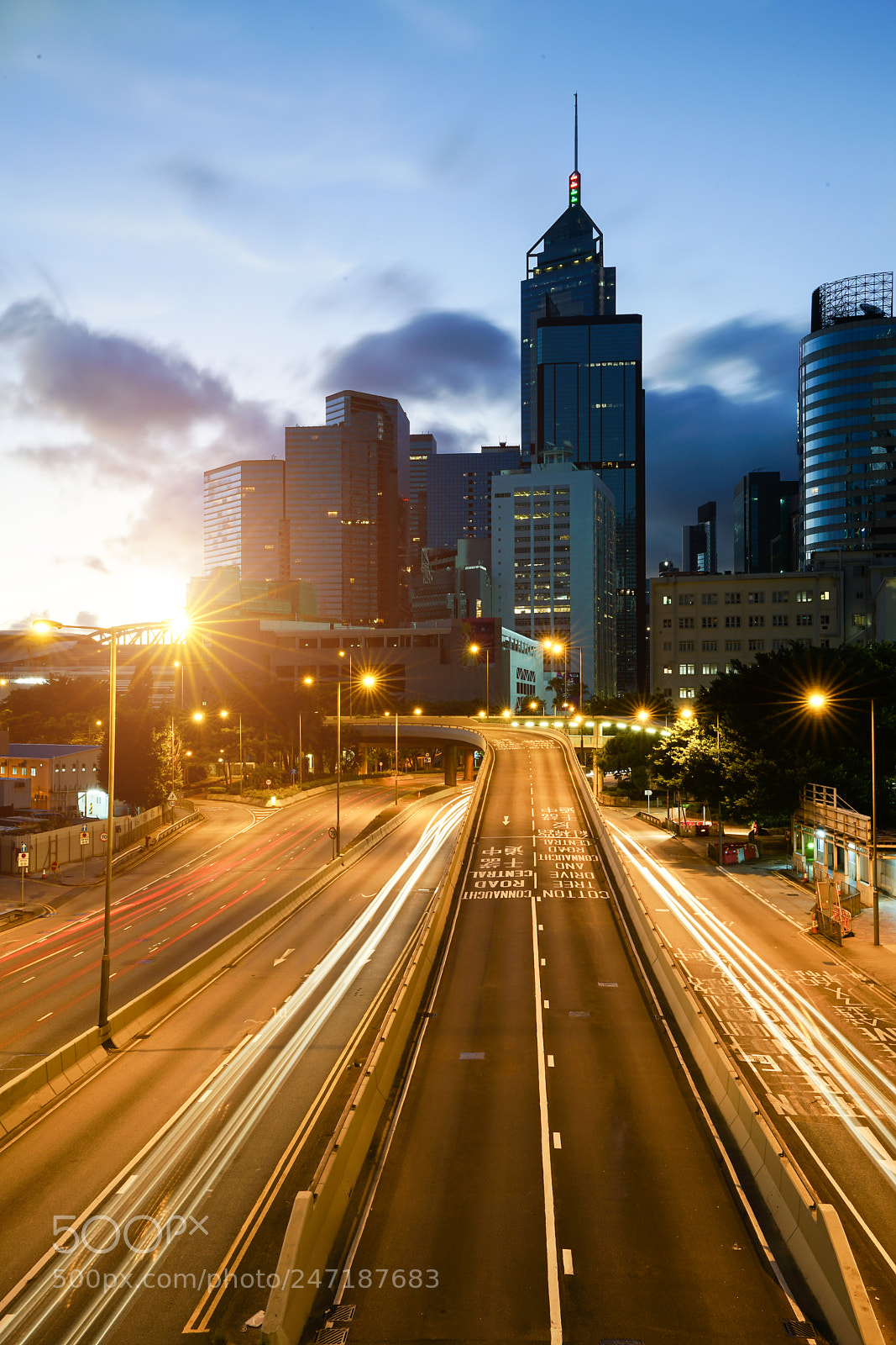 Sony a7R II sample photo. Light trails of traffic photography