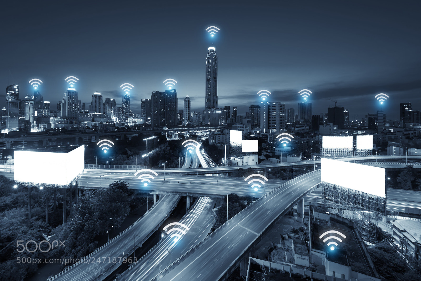 Nikon D800 sample photo. Wifi network business conection photography