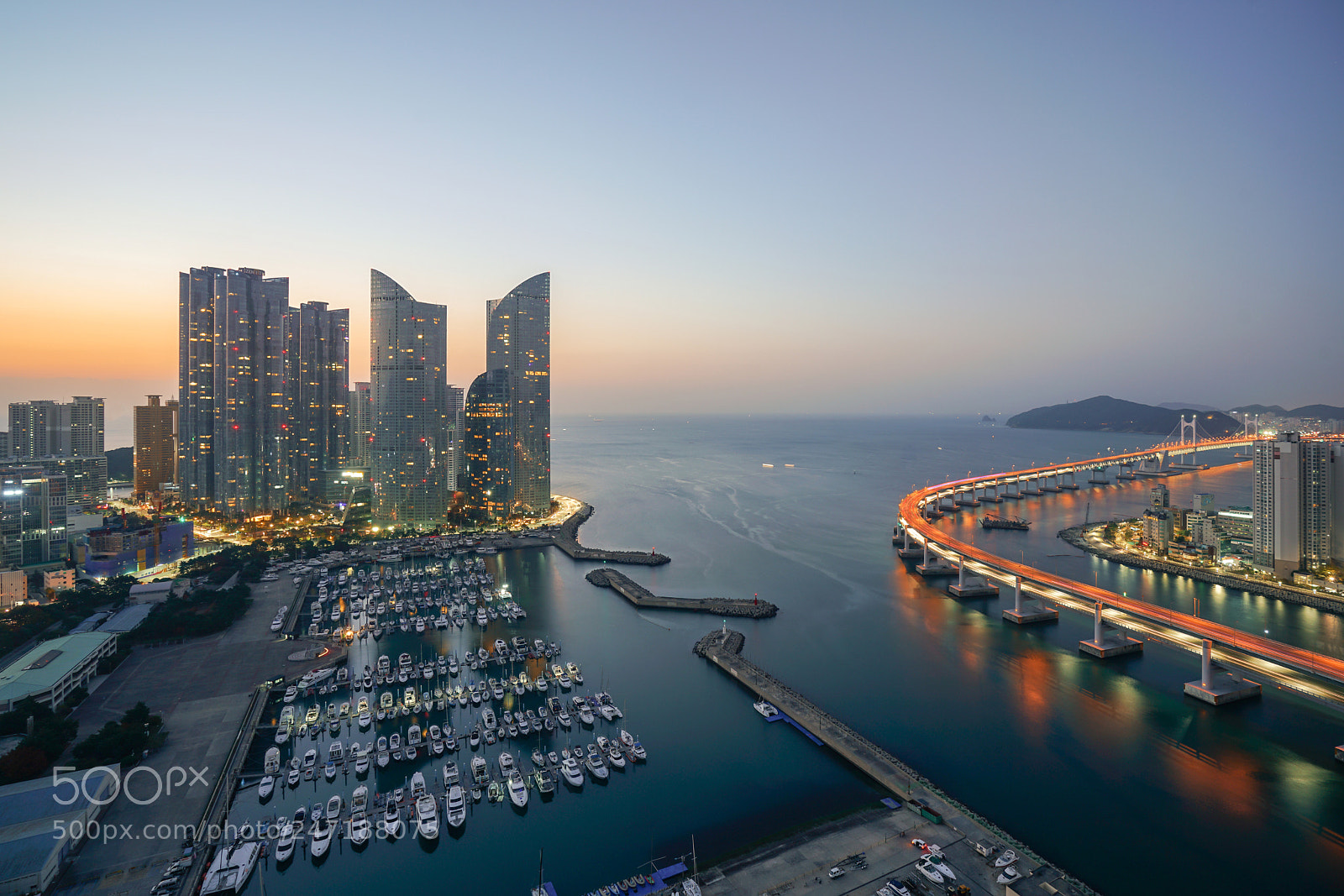 Sony a7R II sample photo. Busan city skyline view photography