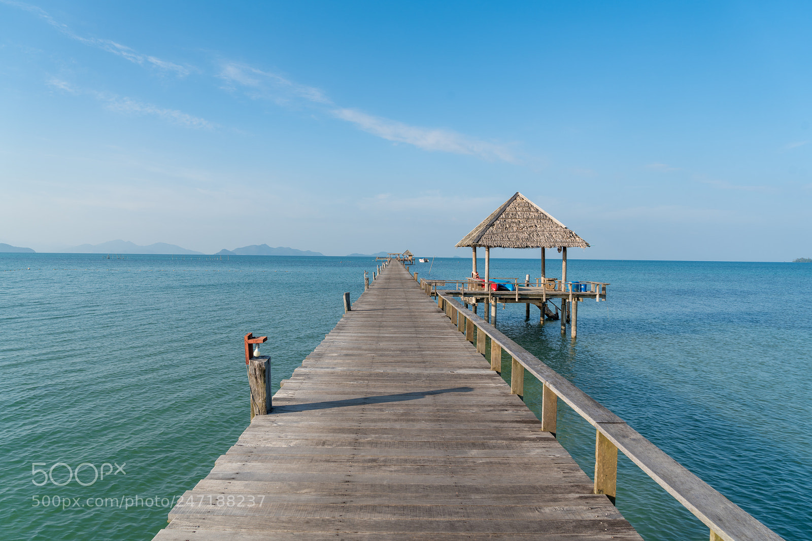Sony a7R II sample photo. Wooden pier with boat photography