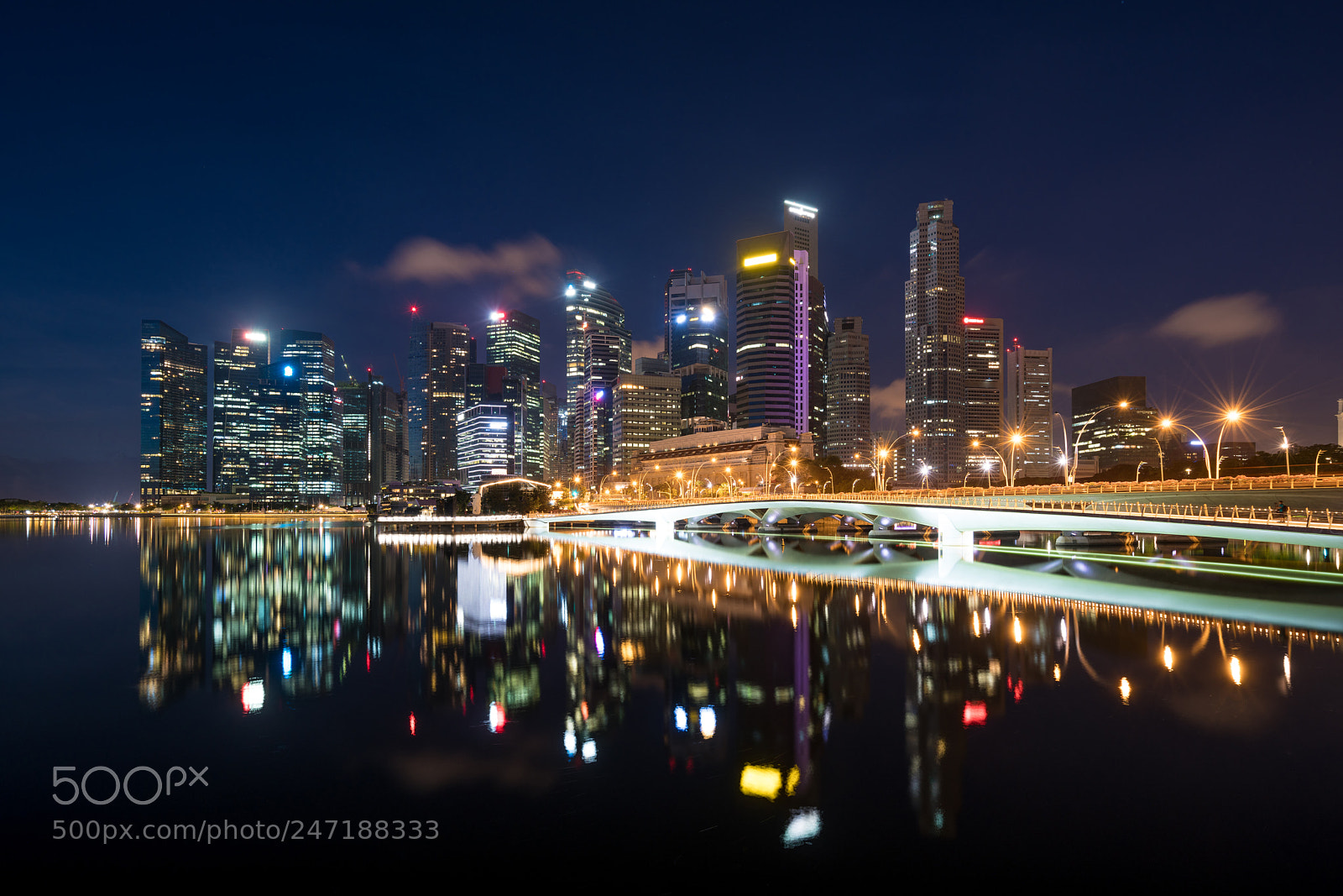 Sony a7R II sample photo. Singapore business district skyline photography