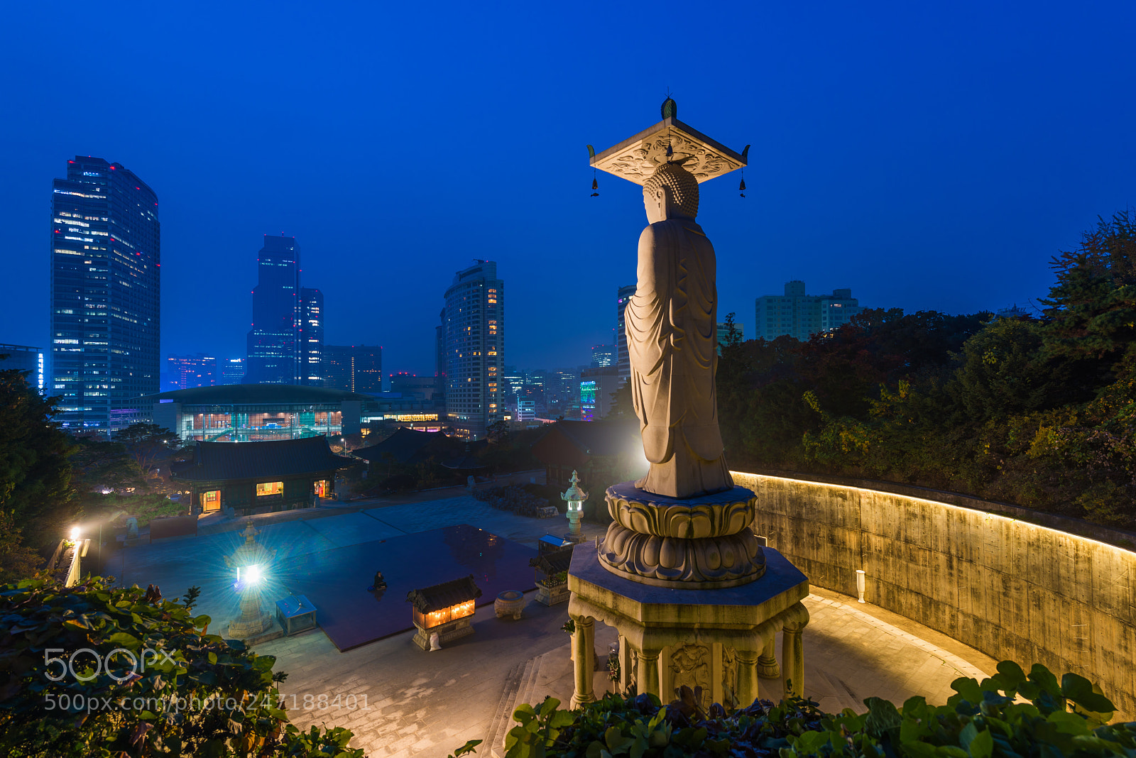 Nikon D800 sample photo. Bongeunsa temple in the photography
