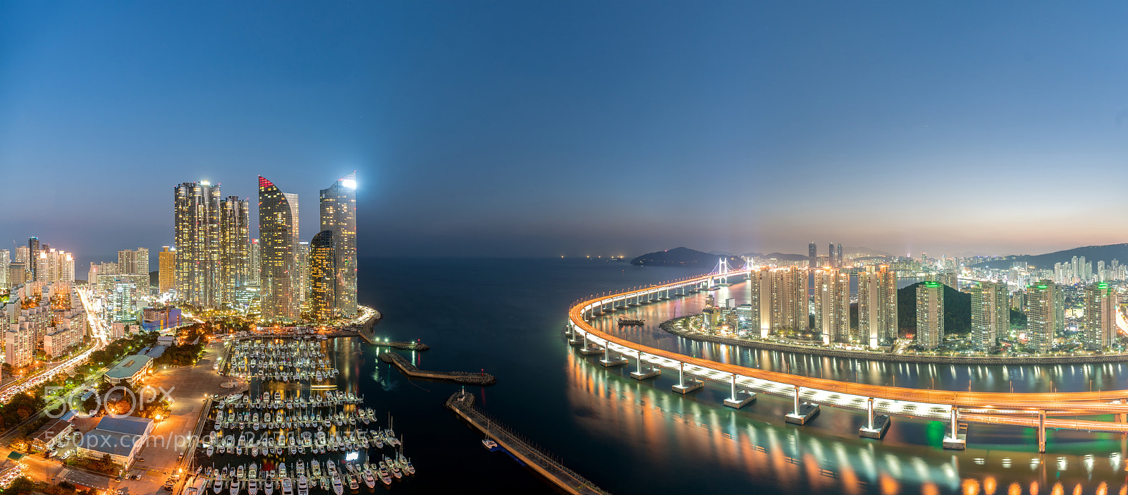 Sony a7R II sample photo. Panorama of busan city photography