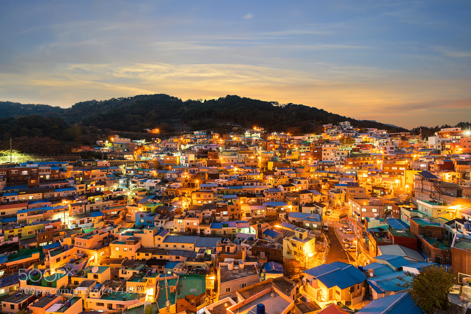 Sony a7R II sample photo. Gamcheon culture village at photography