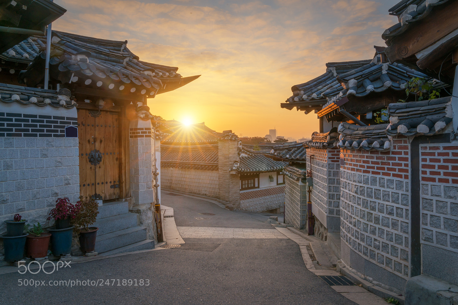 Sony a7R II sample photo. Traditional korean style architecture photography