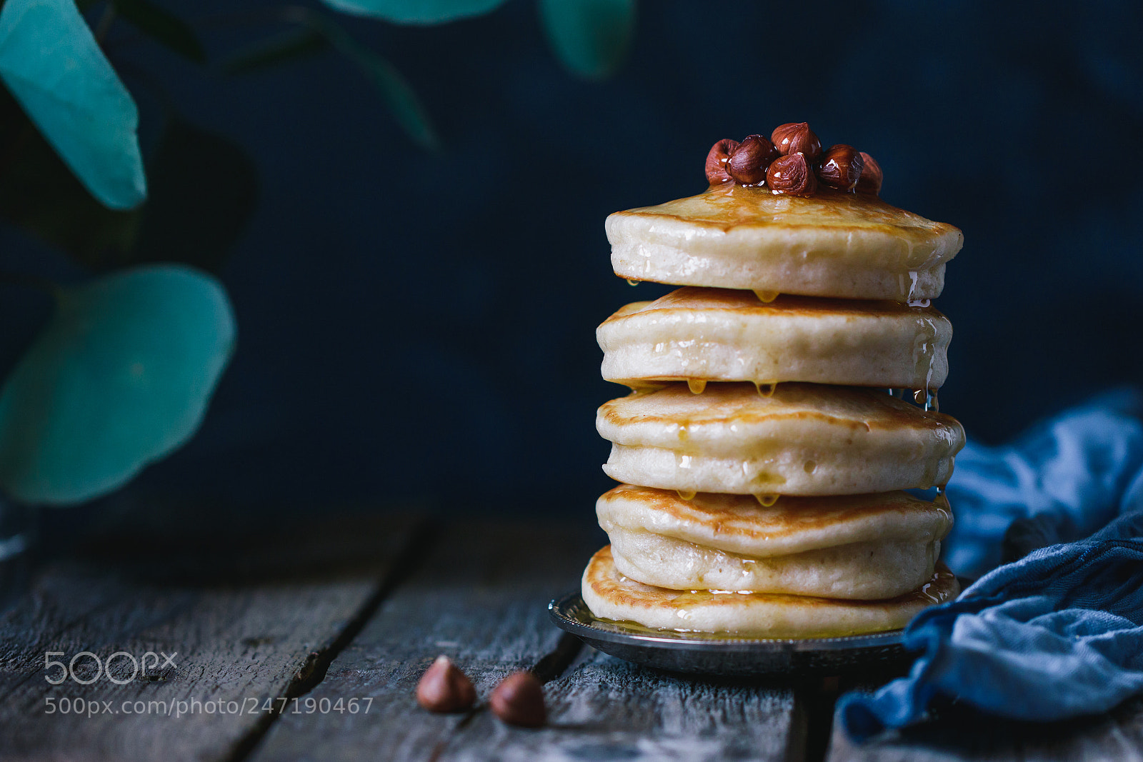 Canon EOS 750D (EOS Rebel T6i / EOS Kiss X8i) sample photo. Stack of pancakes with photography
