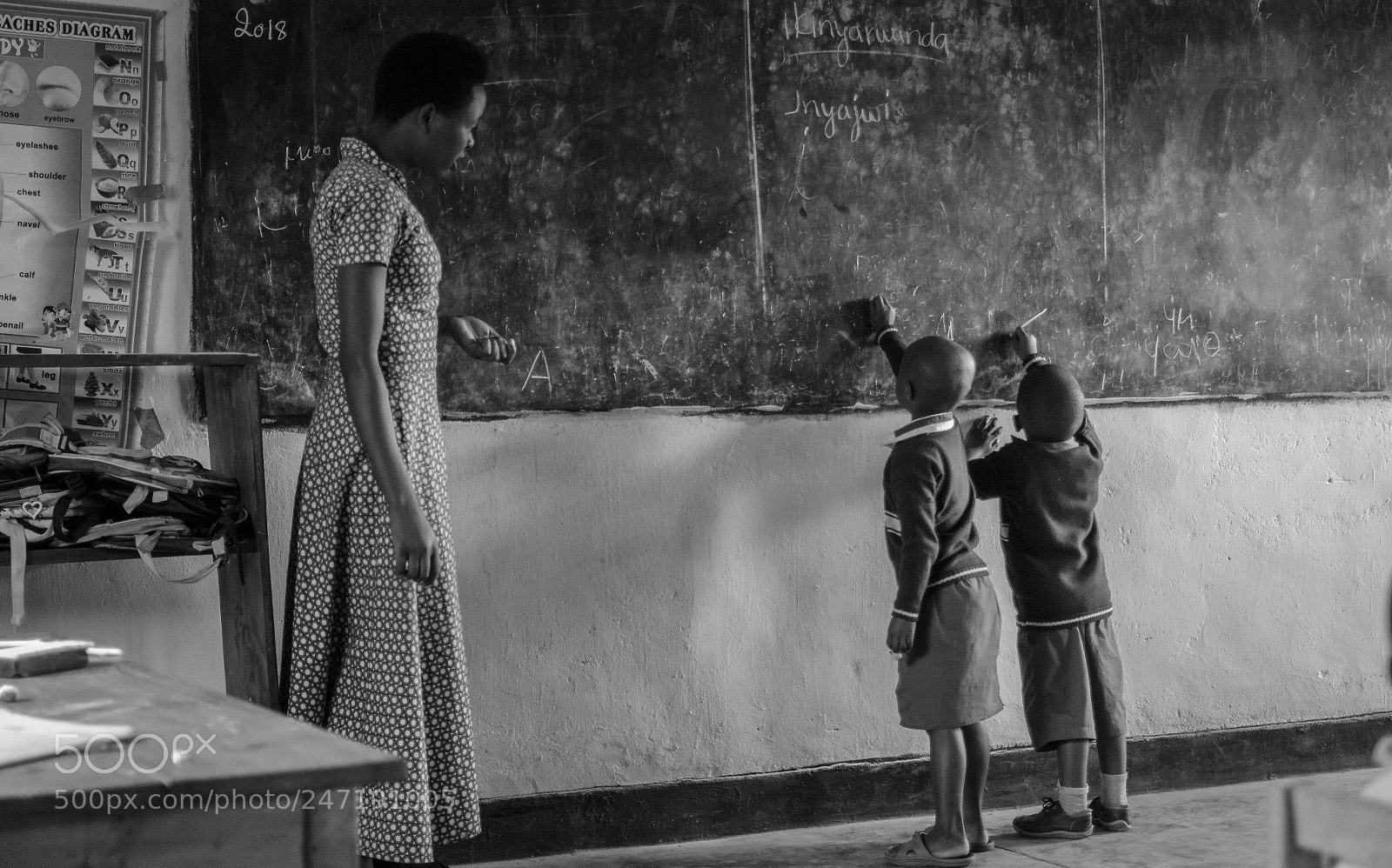 Nikon D7000 sample photo. Early education - rwanda photography