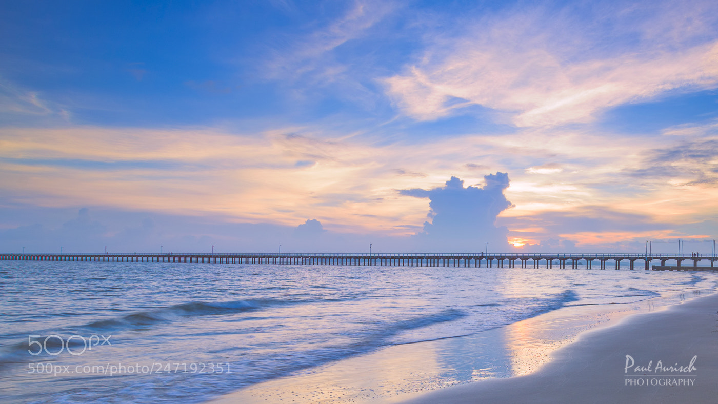 Nikon D500 sample photo. Sunrise over the pier photography
