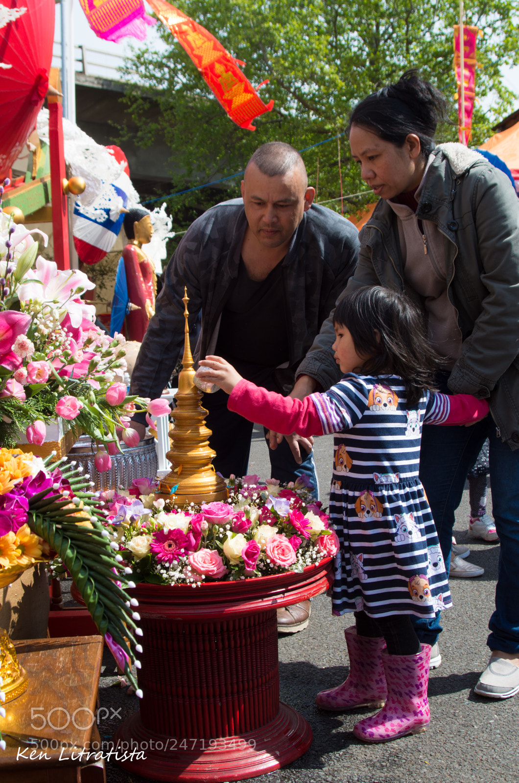 Pentax K-50 sample photo. Thai new year (songkran) photography