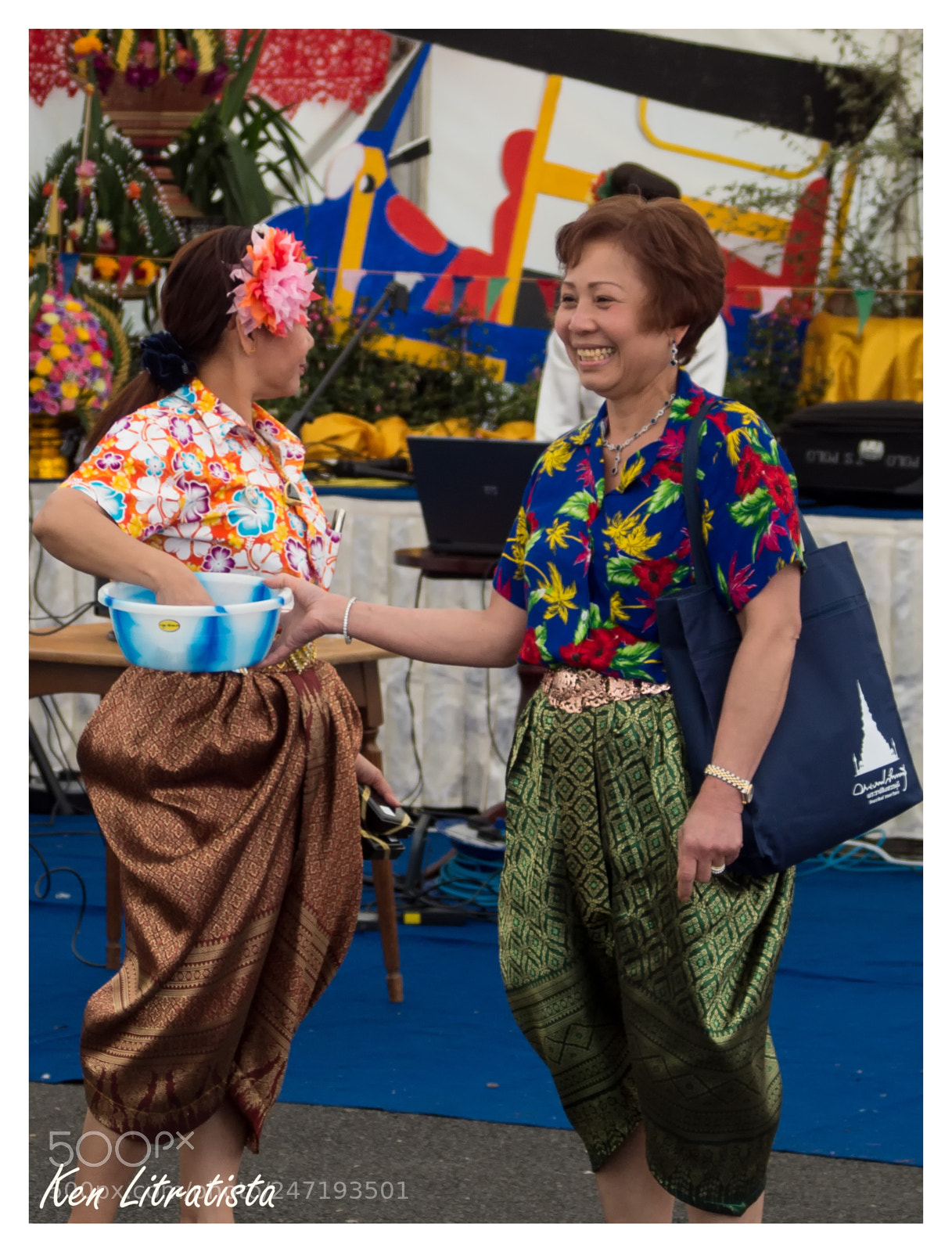Pentax K-50 sample photo. Thai new year (songkran) photography