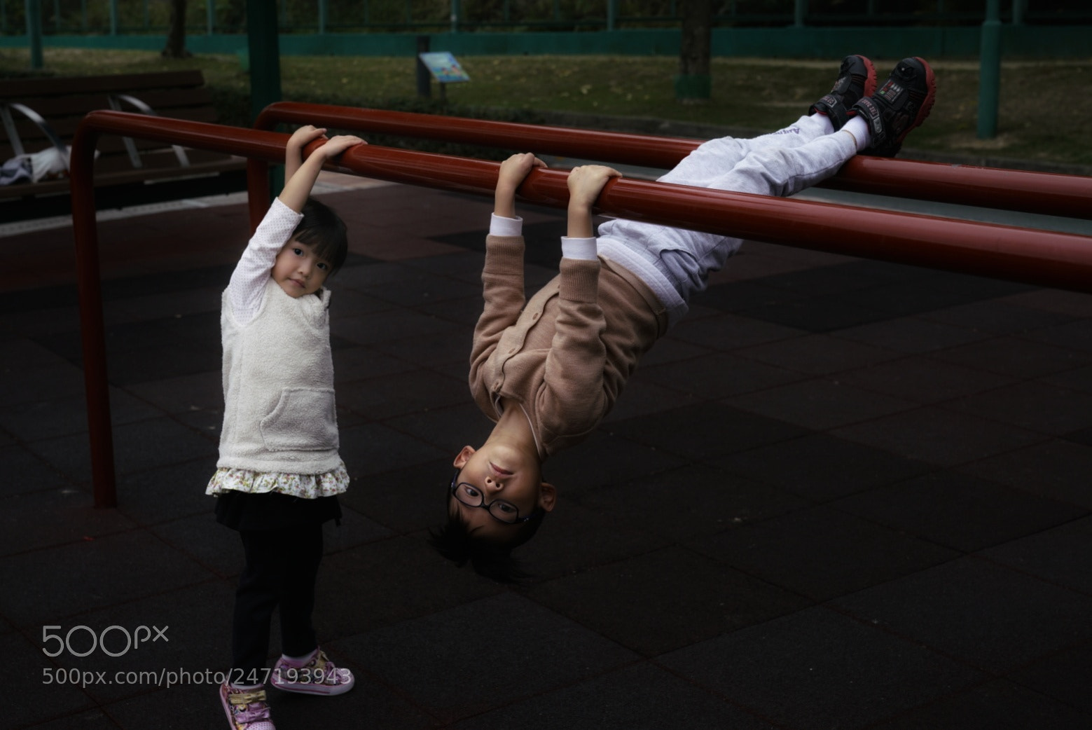 Sony a7R II sample photo. Practice parallel bars photography