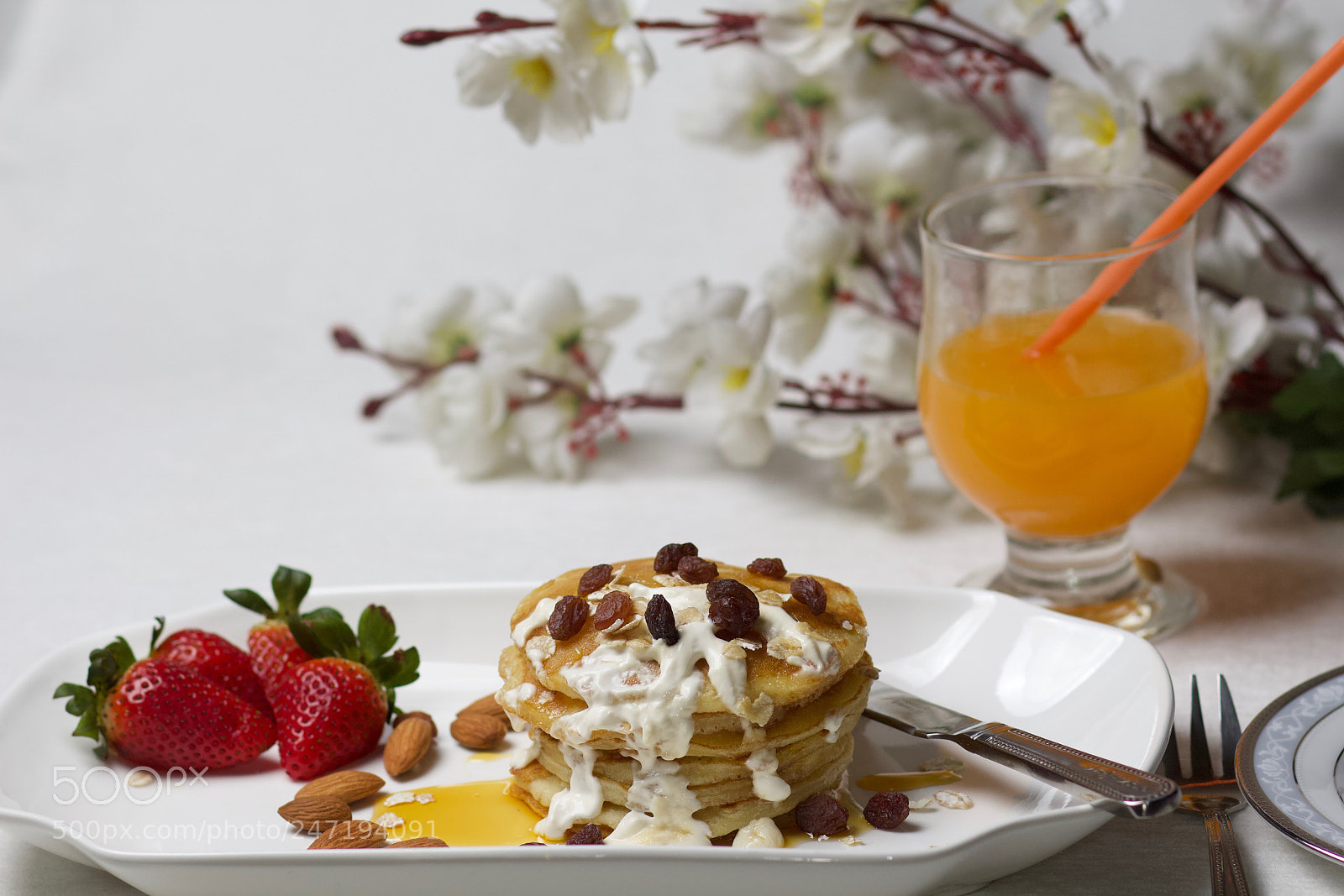 Canon EOS 700D (EOS Rebel T5i / EOS Kiss X7i) sample photo. Pan cakes and juice photography