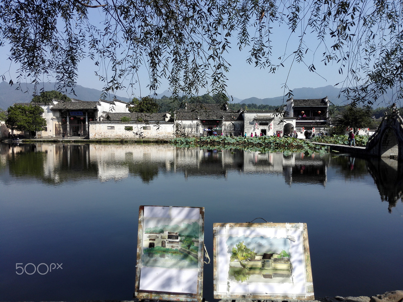 HUAWEI H60-L01 sample photo. Hongcun town corner宏村 photography