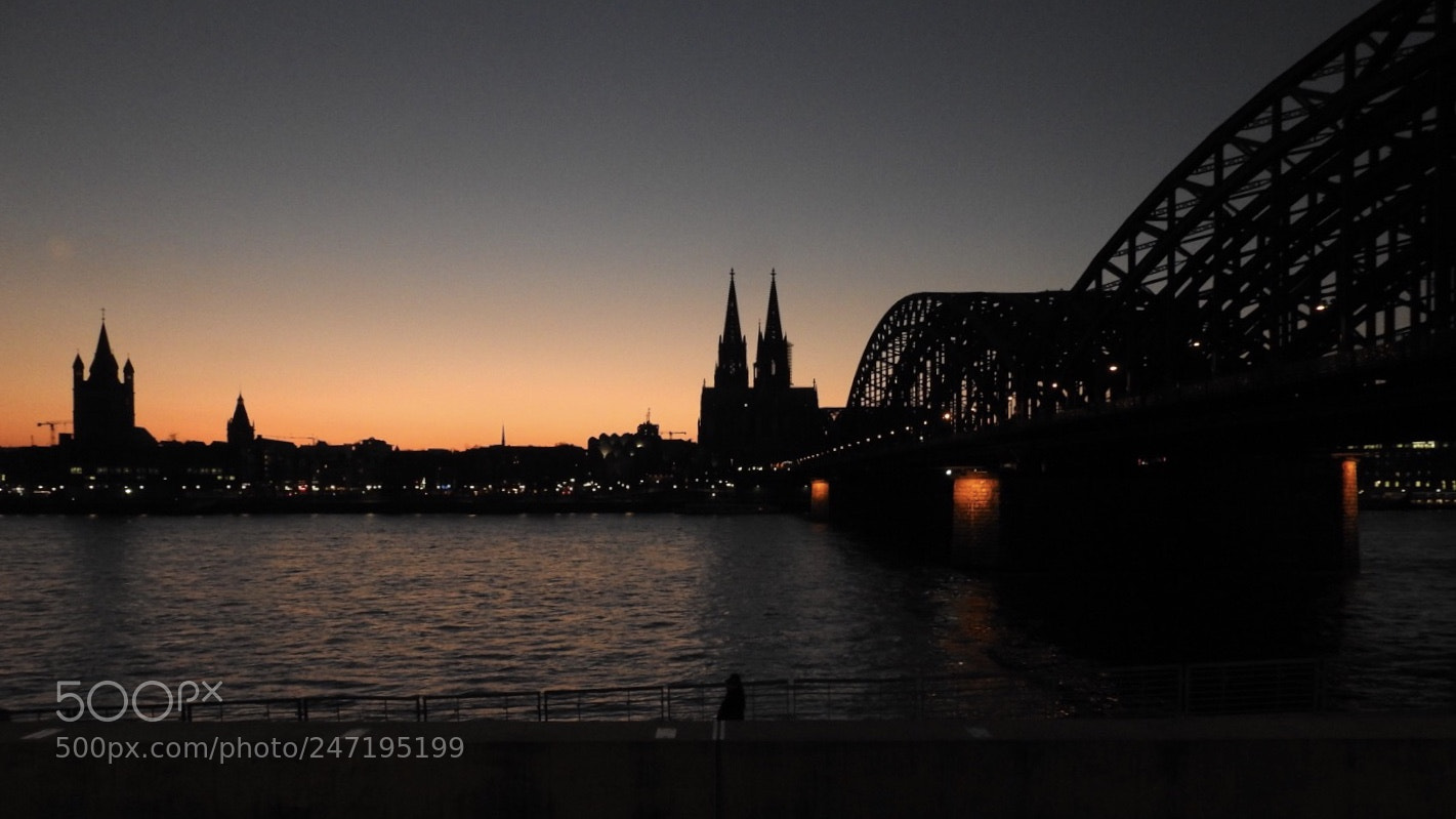 Nikon Coolpix P900 sample photo. Sunset in  cologne. photography