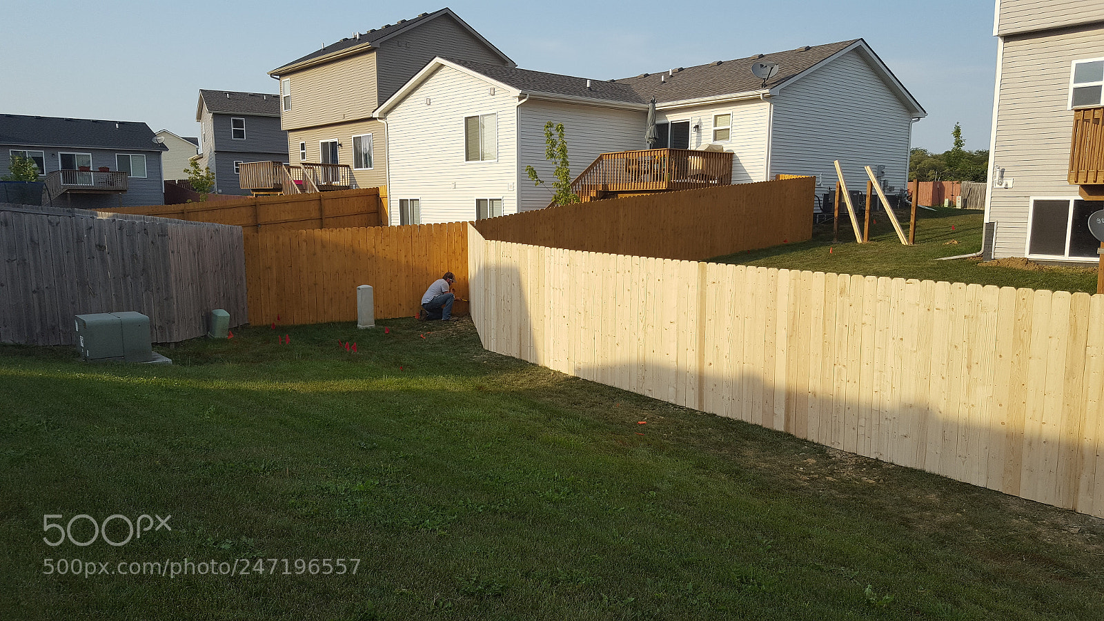 Samsung Galaxy S6 sample photo. New fence work photography