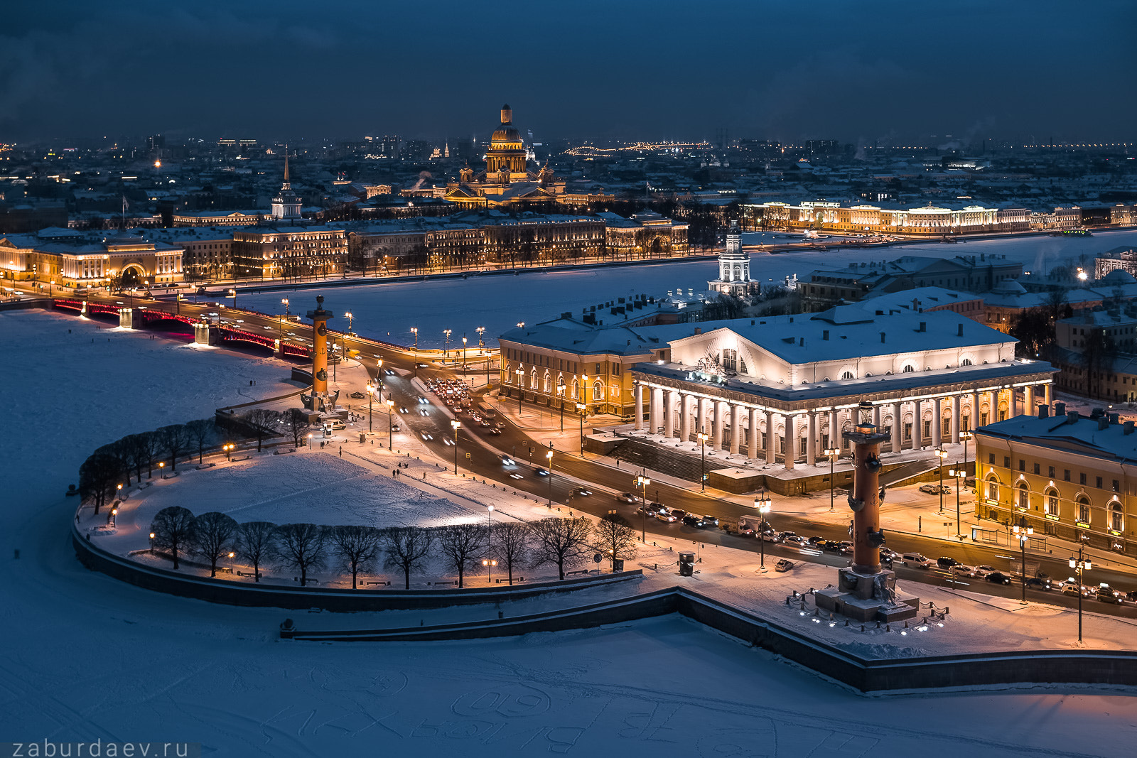 DJI FC6520 sample photo. Old saint petersburg stock exchange and rostral columns photography