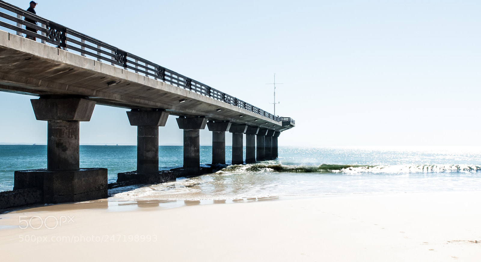 Nikon D610 sample photo. Exposing the pier . photography