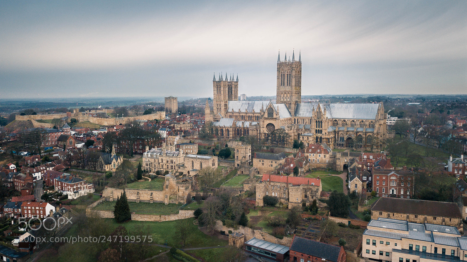 DJI FC220 sample photo. Lincoln cathedral photography