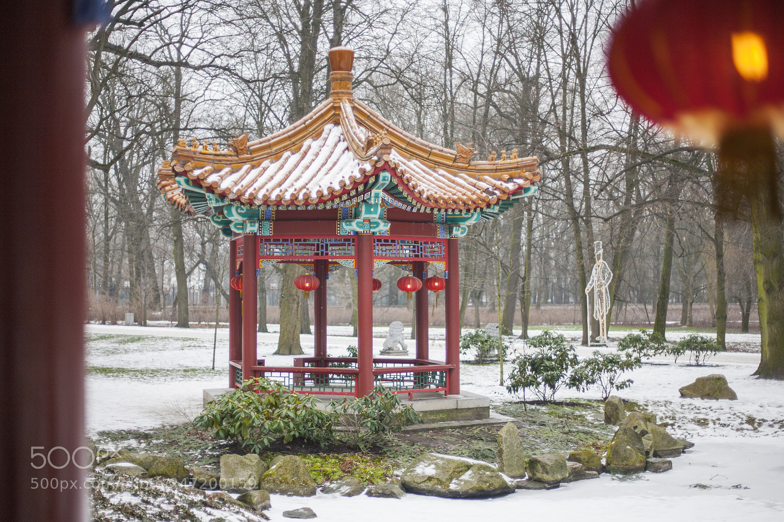 Canon EOS 5D sample photo. Chinese garden in azienki photography