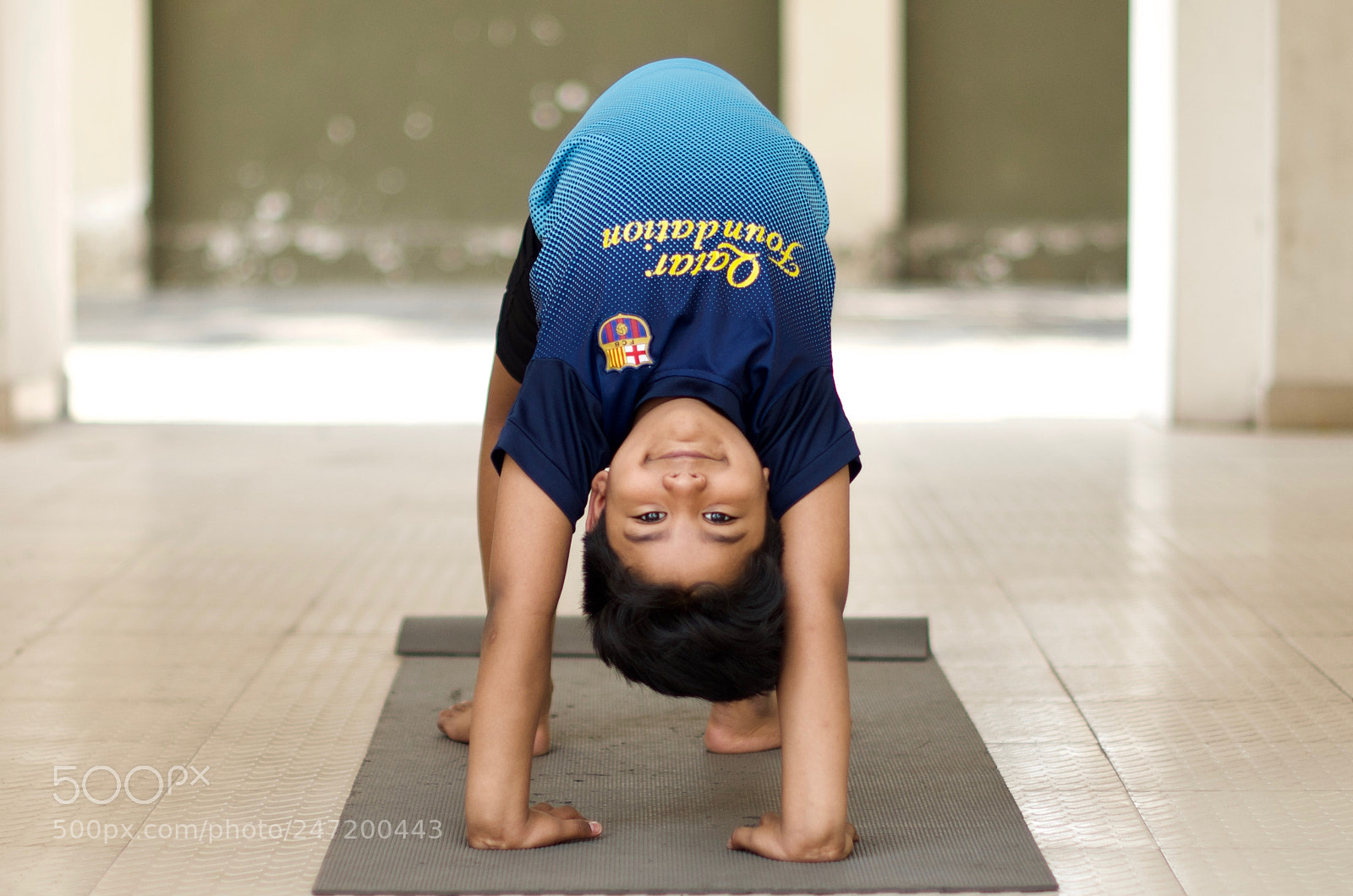 Nikon D5100 sample photo. Super yoga kid photography